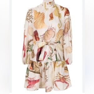 Alemais Atlantis Smock Mini Dress